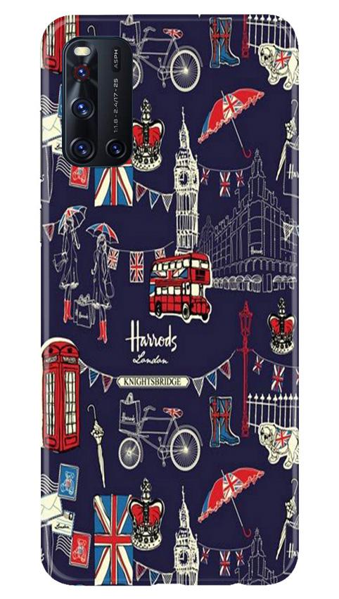 Love London Mobile Back Case for Vivo V19 (Design - 75) Love London Case for Vivo V19