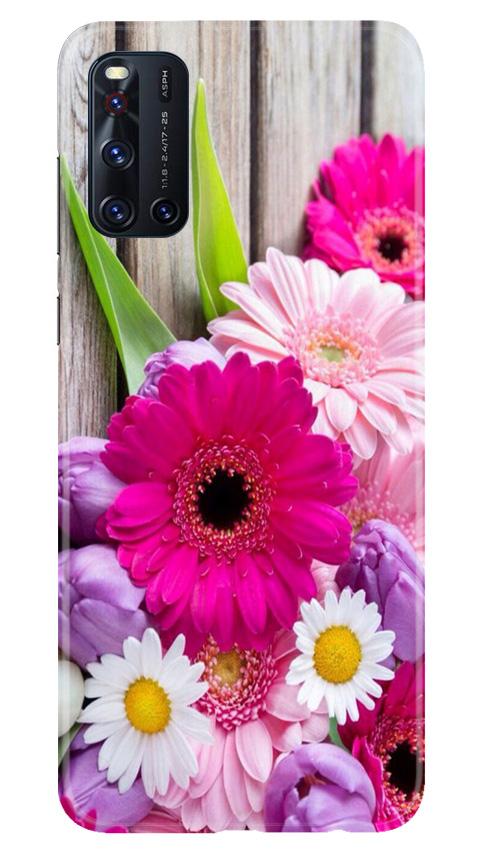 Coloful Daisy2 Mobile Back Case for Vivo V19 (Design - 76) Coloful Daisy2 Case for Vivo V19