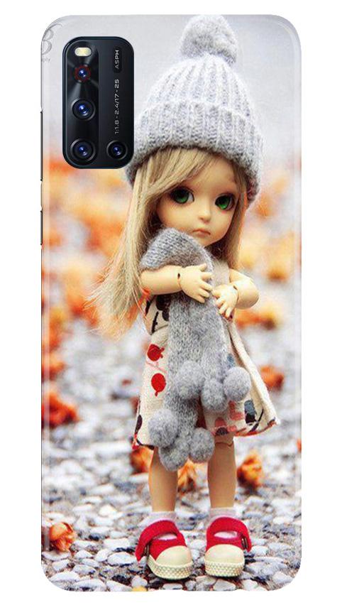 Cute Doll Mobile Back Case for Vivo V19 (Design - 93) Cute Doll Case for Vivo V19