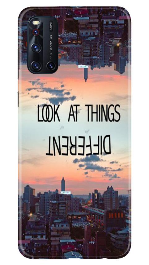 Look at things different Mobile Back Case for Vivo V19 (Design - 99) Look at things different Case for Vivo V19