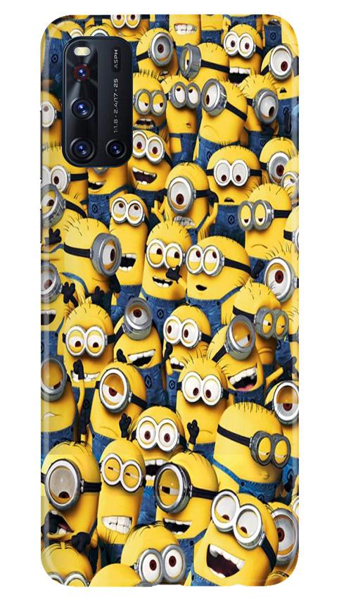Minions Mobile Back Case for Vivo V19 (Design - 126) Minions Case for Vivo V19 (Design - 126)