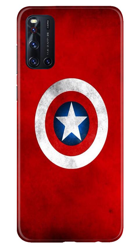 Captain America Mobile Back Case for Vivo V19 (Design - 249) Captain America Case for Vivo V19 (Design No. 249)