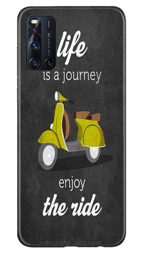 Life is a Journey Mobile Back Case for Vivo V19 (Design - 261) Life is a Journey Case for Vivo V19 (Design No. 261)