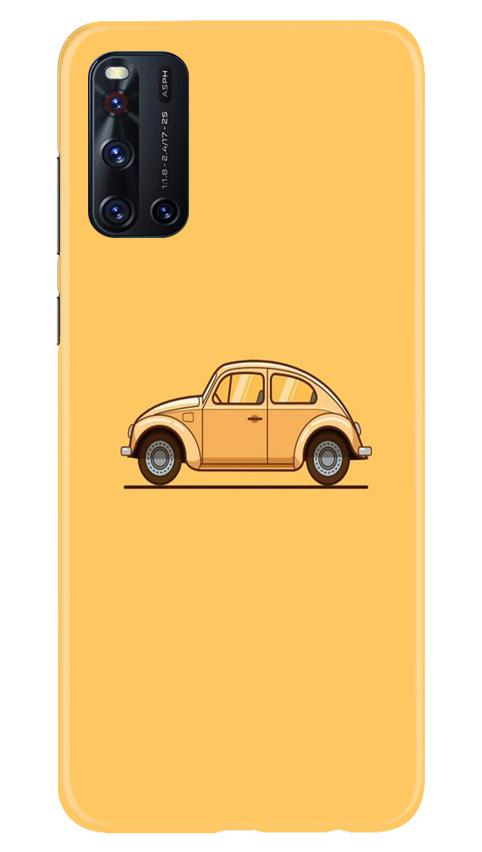 Vintage Car Mobile Back Case for Vivo V19 (Design - 262) Vintage Car Case for Vivo V19 (Design No. 262)