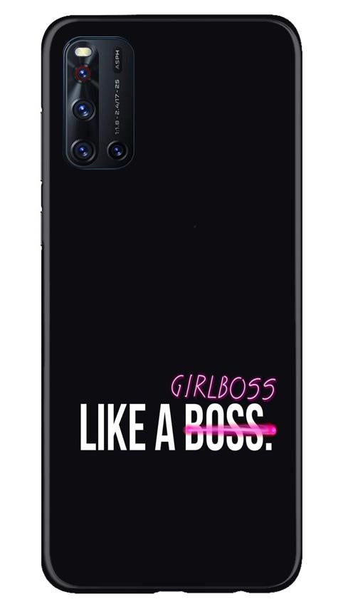 Like a Girl Boss Mobile Back Case for Vivo V19 (Design - 265) Like a Girl Boss Case for Vivo V19 (Design No. 265)
