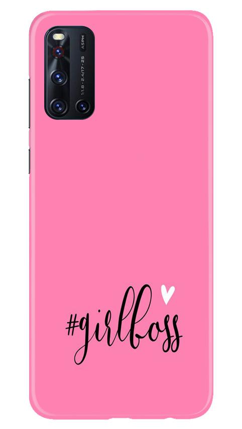 Girl Boss Pink Mobile Back Case for Vivo V19 (Design - 269) Girl Boss Pink Case for Vivo V19 (Design No. 269)