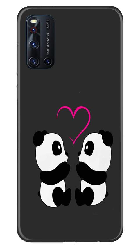 Panda Love Mobile Back Case for Vivo V19 (Design - 398) Panda Love Mobile Back Case for Vivo V19 (Design - 398)