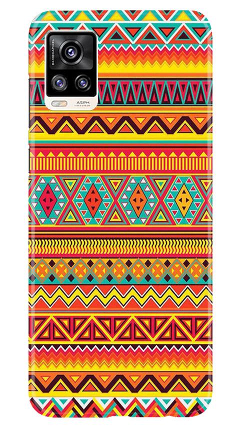 Zigzag line pattern Mobile Back Case for Vivo V20 Pro (Design - 4) Zigzag line pattern Case for Vivo V20 Pro