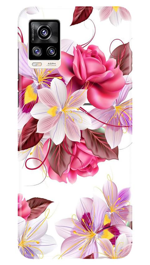 Beautiful flowers Mobile Back Case for Vivo V20 Pro (Design - 23) Beautiful flowers Case for Vivo V20 Pro