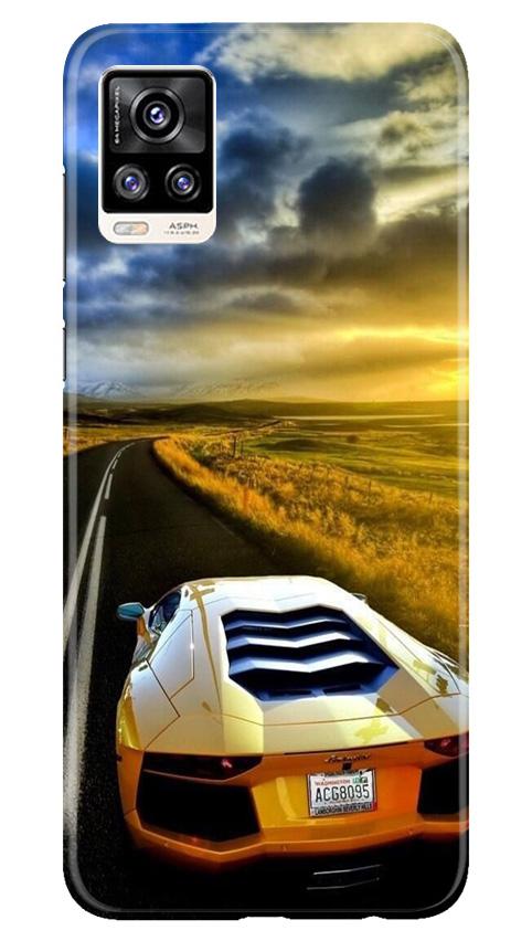 Car lovers Mobile Back Case for Vivo V20 Pro (Design - 46) Car lovers Case for Vivo V20 Pro