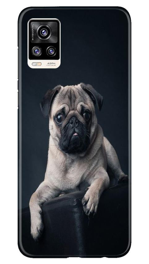 little Puppy Mobile Back Case for Vivo V20 (Design - 68) little Puppy Case for Vivo V20