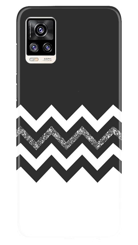 Black white Pattern2Mobile Back Case for Vivo V20 Pro (Design - 83) Black white Pattern2Case for Vivo V20 Pro