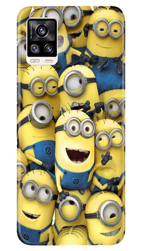 Minions Mobile Back Case for Vivo V20 Pro (Design - 127) Minions Case for Vivo V20 Pro (Design - 127)