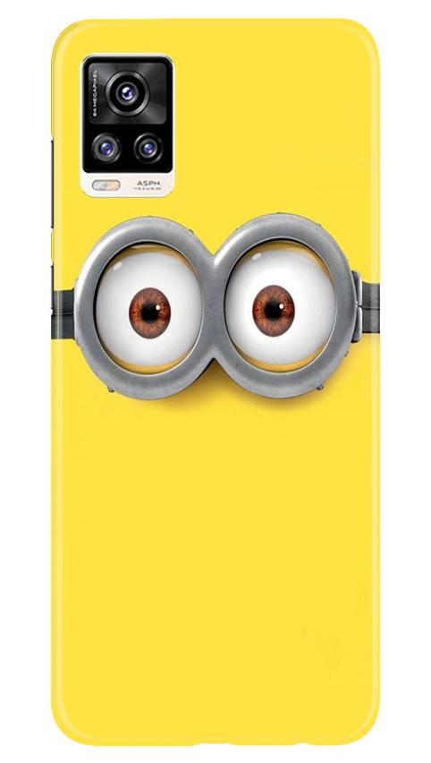 Minions Mobile Back Case for Vivo V20 (Design - 128) Minions Case for Vivo V20 (Design - 128)
