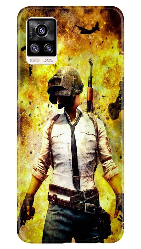 Pubg Mobile Back Case for Vivo V20 (Design - 180) Pubg Case for Vivo V20 (Design - 180)