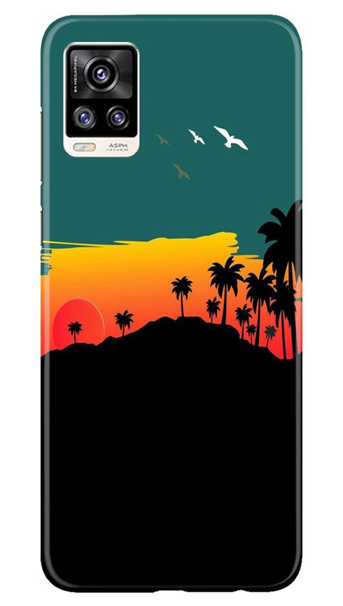 Sky Trees Mobile Back Case for Vivo V20 (Design - 191) Sky Trees Case for Vivo V20 (Design - 191)
