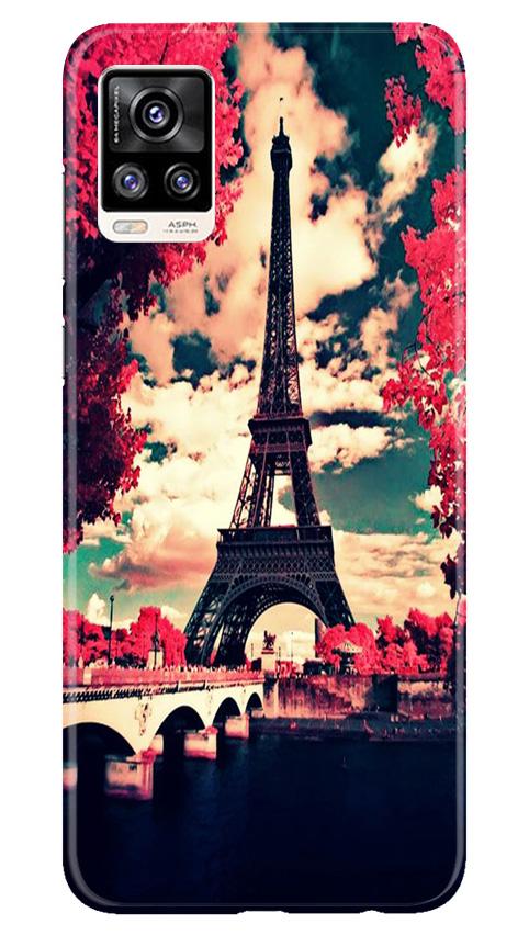 Eiffel Tower Mobile Back Case for Vivo V20 (Design - 212) Eiffel Tower Case for Vivo V20 (Design No. 212)