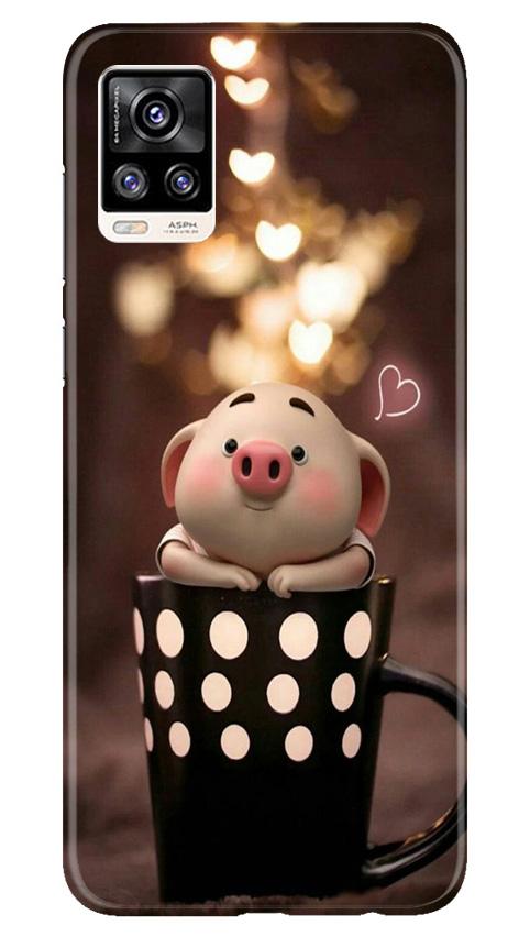 Cute Bunny Mobile Back Case for Vivo V20 Pro (Design - 213) Cute Bunny Case for Vivo V20 Pro (Design No. 213)