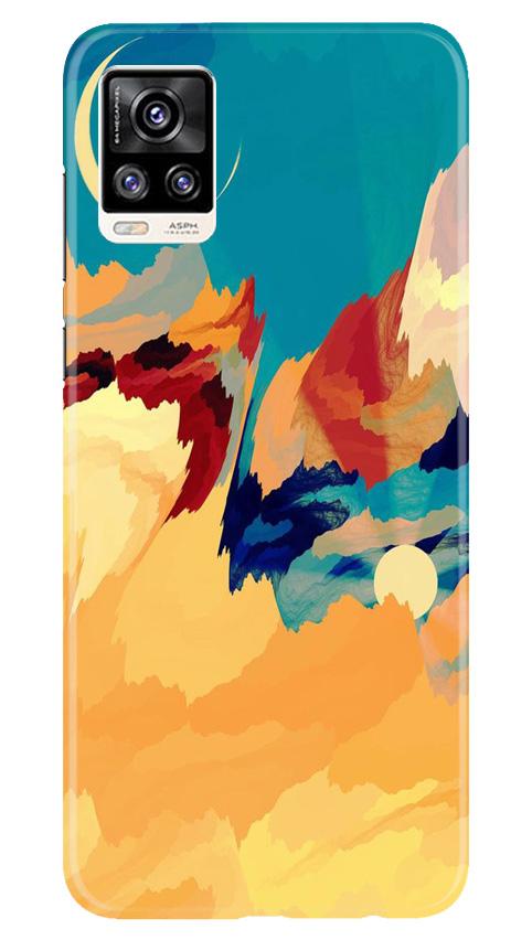 Modern Art Mobile Back Case for Vivo V20 (Design - 236) Modern Art Case for Vivo V20 (Design No. 236)