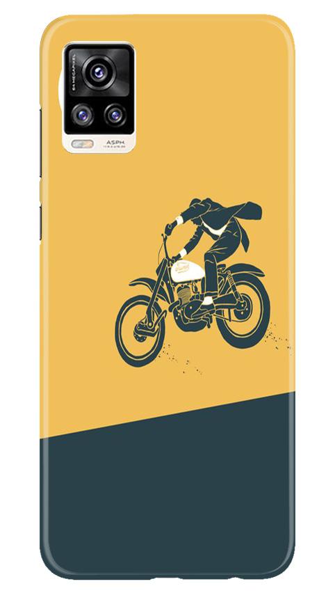 Bike Lovers Mobile Back Case for Vivo V20 (Design - 256) Bike Lovers Case for Vivo V20 (Design No. 256)