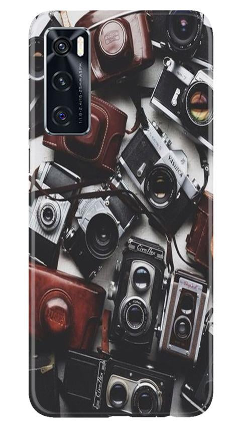 Cameras Mobile Back Case for Vivo V20 SE (Design - 57) Cameras Case for Vivo V20 SE