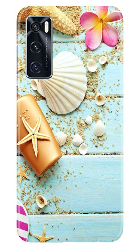 Sea Shells Mobile Back Case for Vivo V20 SE (Design - 63) Sea Shells Case for Vivo V20 SE
