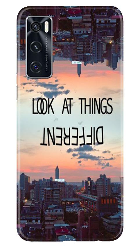 Look at things different Mobile Back Case for Vivo V20 SE (Design - 99) Look at things different Case for Vivo V20 SE