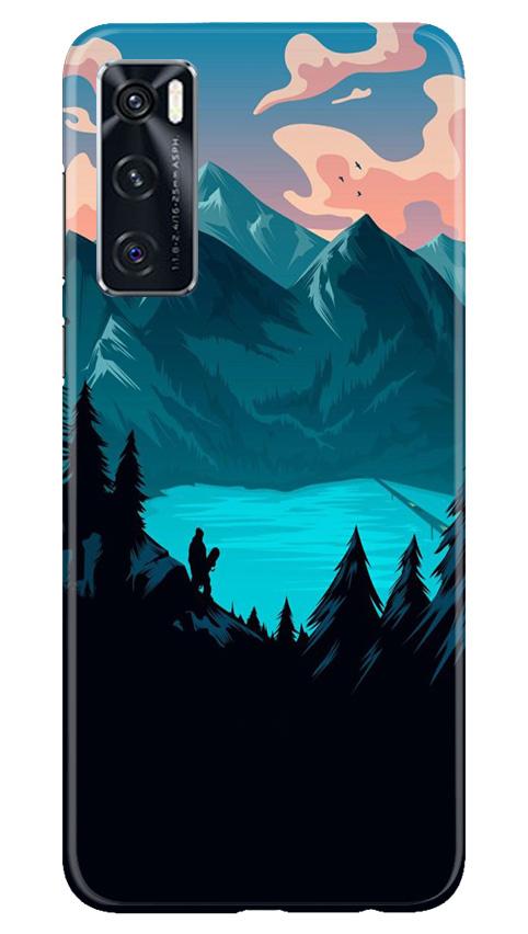 Mountains Mobile Back Case for Vivo V20 SE (Design - 186) Mountains Case for Vivo V20 SE (Design - 186)