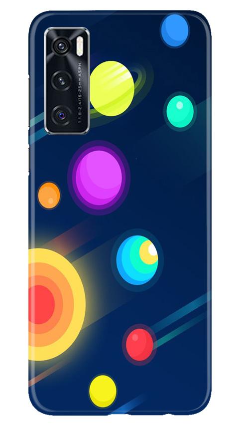 Solar Planet Mobile Back Case for Vivo V20 SE (Design - 197) Solar Planet Case for Vivo V20 SE (Design - 197)