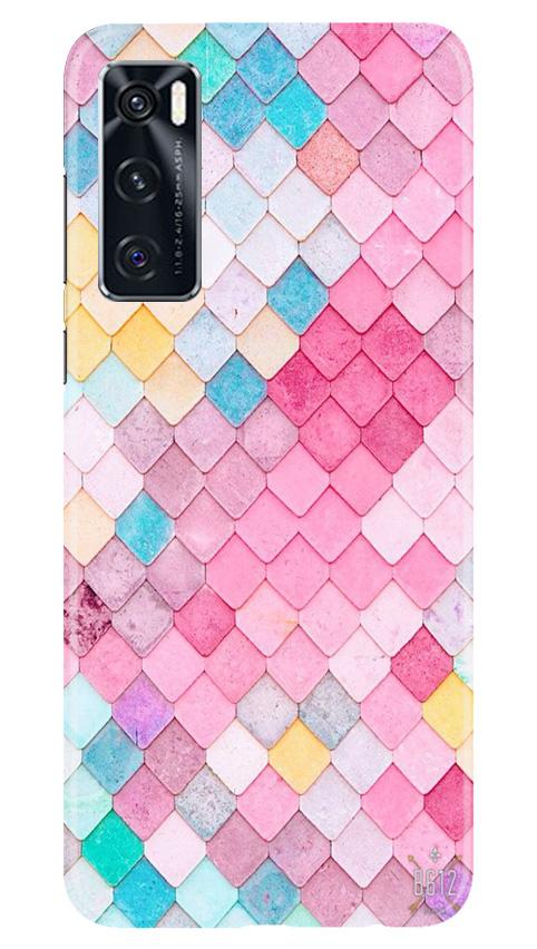 Pink Pattern Mobile Back Case for Vivo V20 SE (Design - 215) Pink Pattern Case for Vivo V20 SE (Design No. 215)