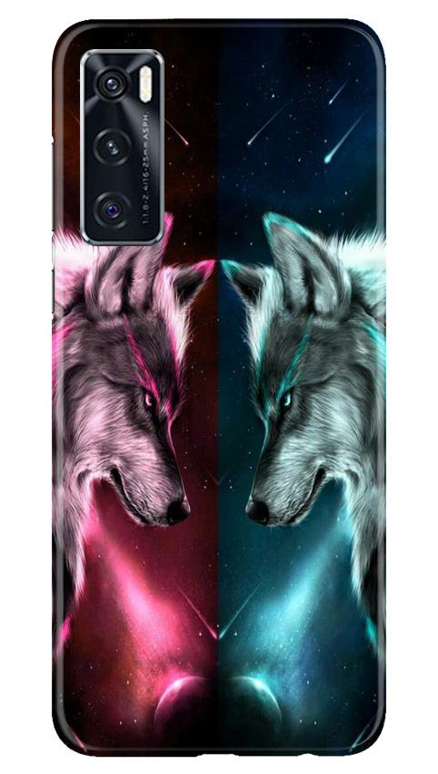 Wolf fight Mobile Back Case for Vivo Y70 (Design - 221) Wolf fight Case for Vivo Y70 (Design No. 221)