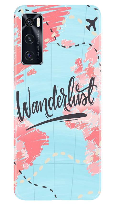 Wonderlust Travel Mobile Back Case for Vivo V20 SE (Design - 223) Wonderlust Travel Case for Vivo V20 SE (Design No. 223)