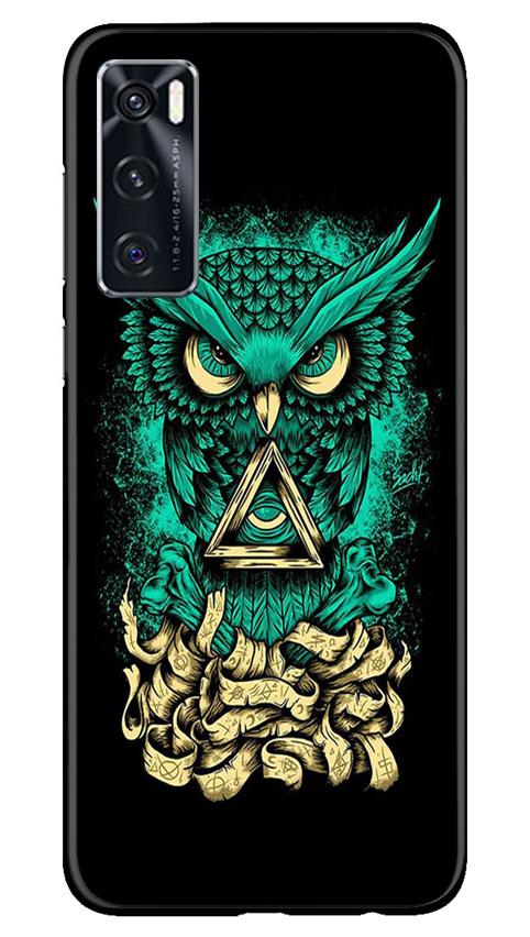 Owl Mobile Back Case for Vivo V20 SE (Design - 358)