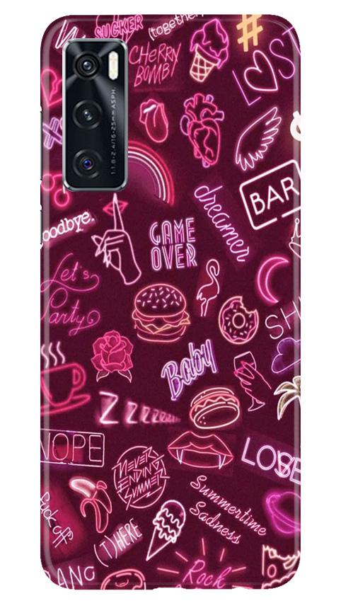 Party Theme Mobile Back Case for Vivo V20 SE (Design - 392) Party Theme Mobile Back Case for Vivo V20 SE (Design - 392)
