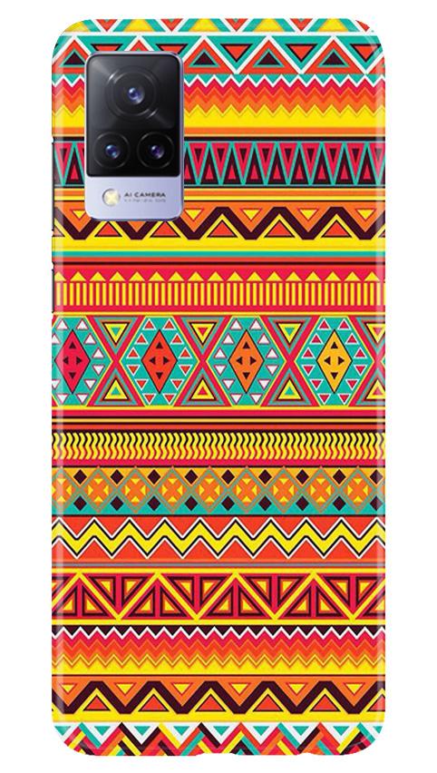Zigzag line pattern Mobile Back Case for Vivo V21 5G (Design - 4) Zigzag line pattern Case for Vivo V21 5G