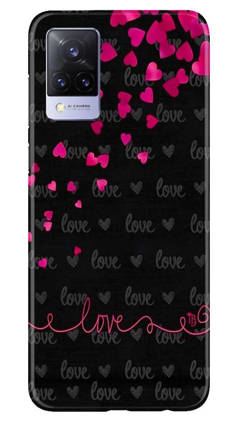 Love in Air Mobile Back Case for Vivo V21 5G (Design - 89) Love in Air Case for Vivo V21 5G