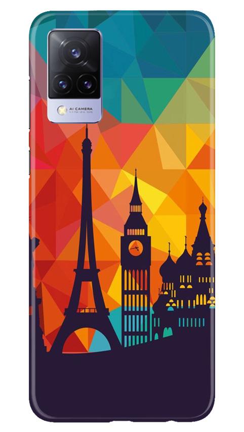 Eiffel Tower2 Mobile Back Case for Vivo V21 5G (Design - 91) Eiffel Tower2 Case for Vivo V21 5G