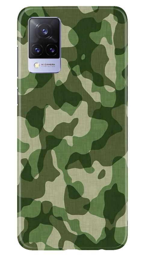 Army Camouflage Mobile Back Case for Vivo V21 5G (Design - 106) Army Camouflage Case for Vivo V21 5G (Design - 106)