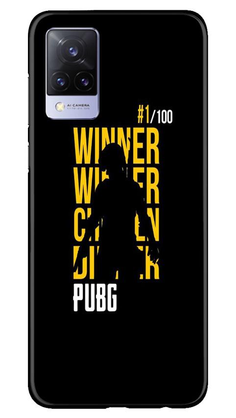Pubg Winner Winner Mobile Back Case for Vivo V21 5G (Design - 177) Pubg Winner Winner Case for Vivo V21 5G (Design - 177)