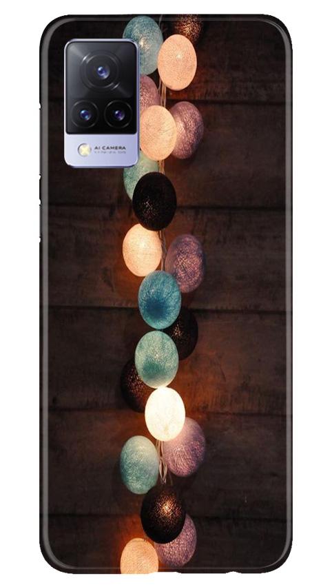 Party Lights Mobile Back Case for Vivo V21 5G (Design - 209) Party Lights Case for Vivo V21 5G (Design No. 209)