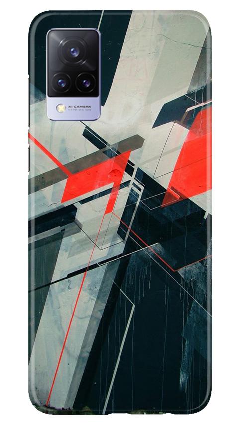 Modern Art Mobile Back Case for Vivo V21 5G (Design - 231) Modern Art Case for Vivo V21 5G (Design No. 231)