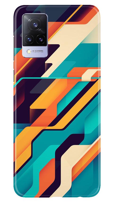 Modern Art Mobile Back Case for Vivo V21 5G (Design - 233) Modern Art Case for Vivo V21 5G (Design No. 233)