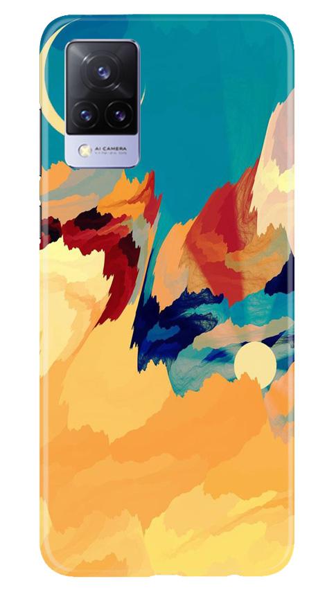 Modern Art Mobile Back Case for Vivo V21 5G (Design - 236) Modern Art Case for Vivo V21 5G (Design No. 236)