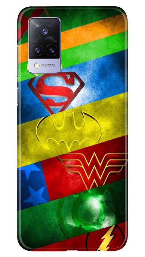 Superheros Logo Mobile Back Case for Vivo V21 5G (Design - 251) Superheros Logo Case for Vivo V21 5G (Design No. 251)