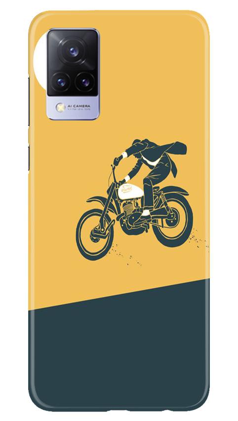 Bike Lovers Mobile Back Case for Vivo V21 5G (Design - 256) Bike Lovers Case for Vivo V21 5G (Design No. 256)