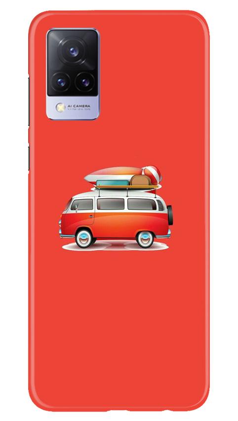 Travel Bus Mobile Back Case for Vivo V21 5G (Design - 258) Travel Bus Case for Vivo V21 5G (Design No. 258)