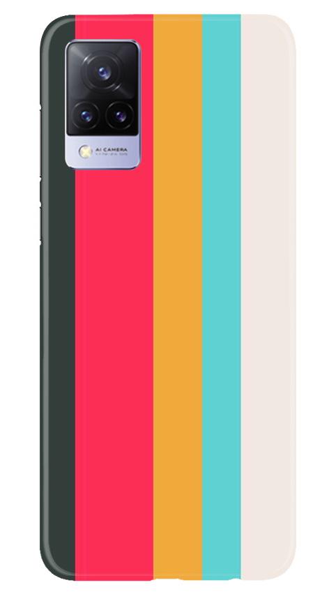 Color Pattern Mobile Back Case for Vivo V21 5G (Design - 369) Color Pattern Mobile Back Case for Vivo V21 5G (Design - 369)