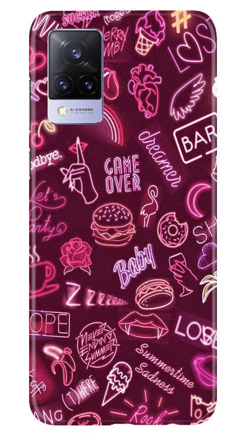 Party Theme Mobile Back Case for Vivo V21 5G (Design - 392) Party Theme Mobile Back Case for Vivo V21 5G (Design - 392)