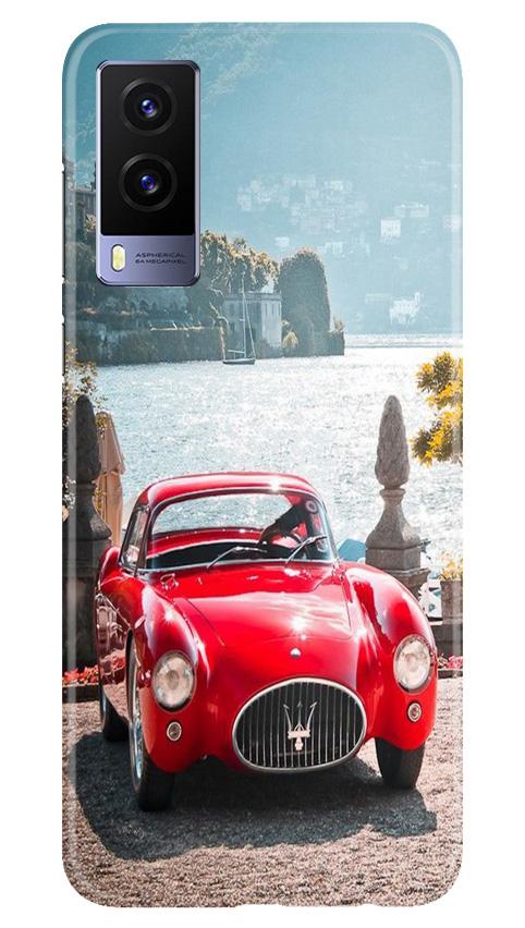 Vintage Car Mobile Back Case for Vivo V21e 5G (Design - 51) Vintage Car Case for Vivo V21e 5G