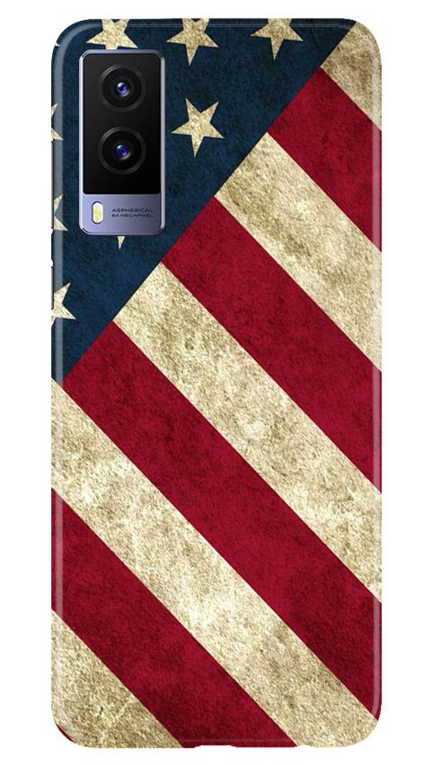 America Mobile Back Case for Vivo V21e 5G (Design - 79) America Case for Vivo V21e 5G